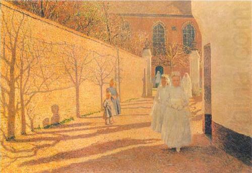 Emile Claus First Communion china oil painting image